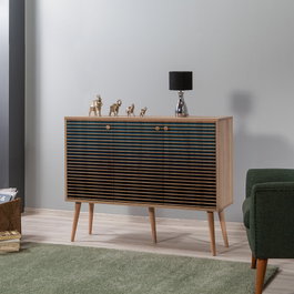 Hanah Home Mega-222 Consola en Roble Sonoma